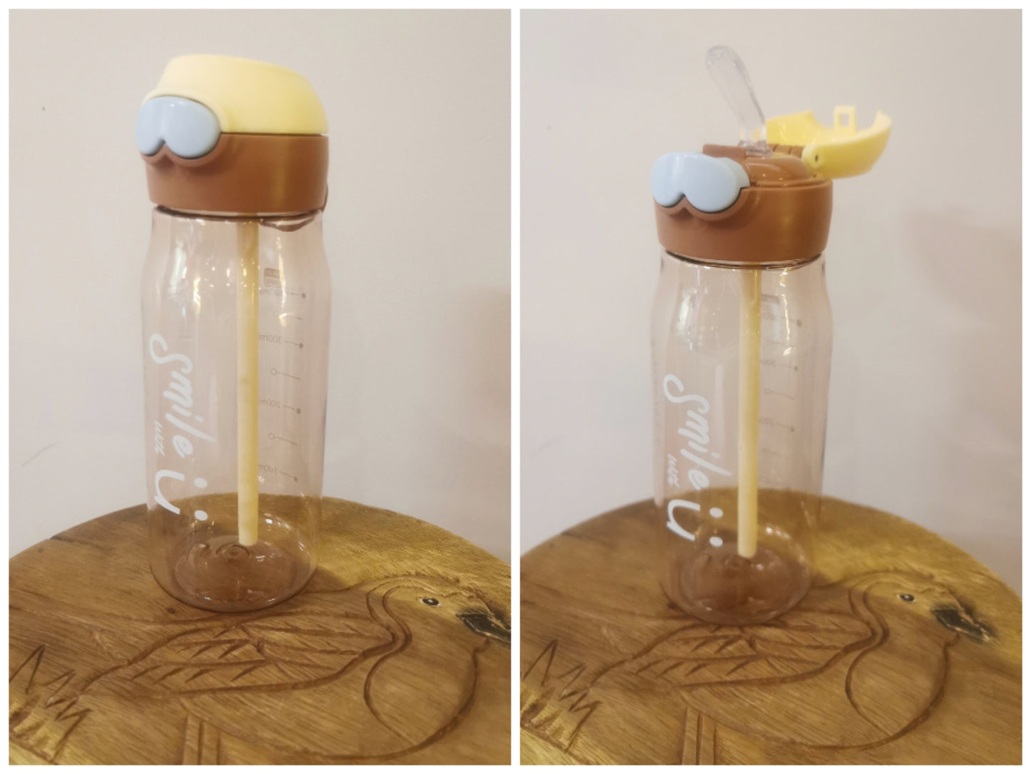 Kõrrega joogipudel, 500 ml