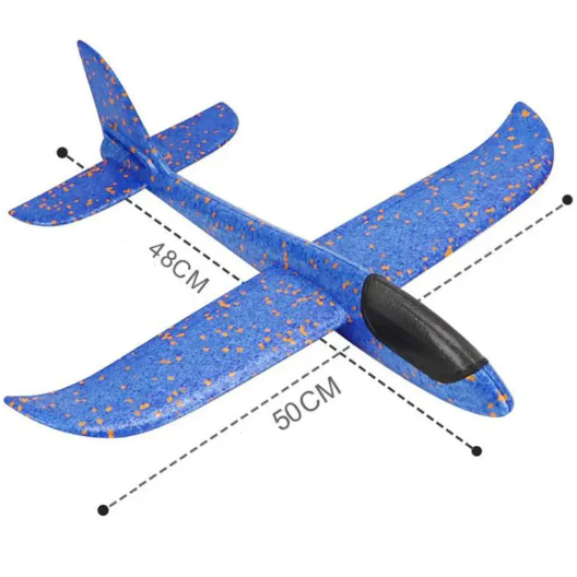 Lennuk käest viskamiseks (suur - 50 cm)