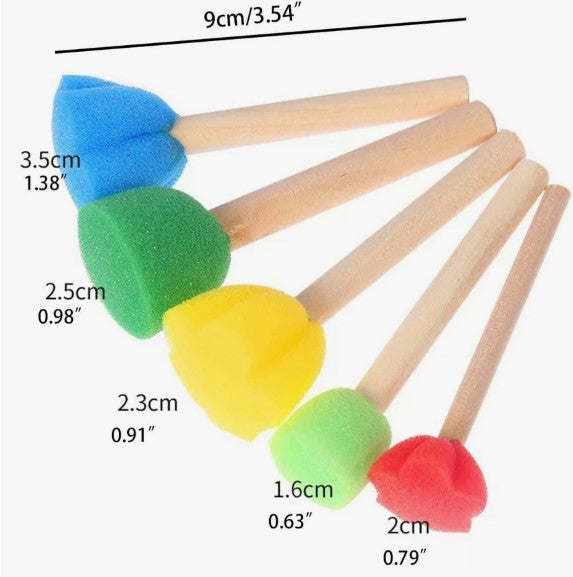 Svammist šabloonid, 5 tk