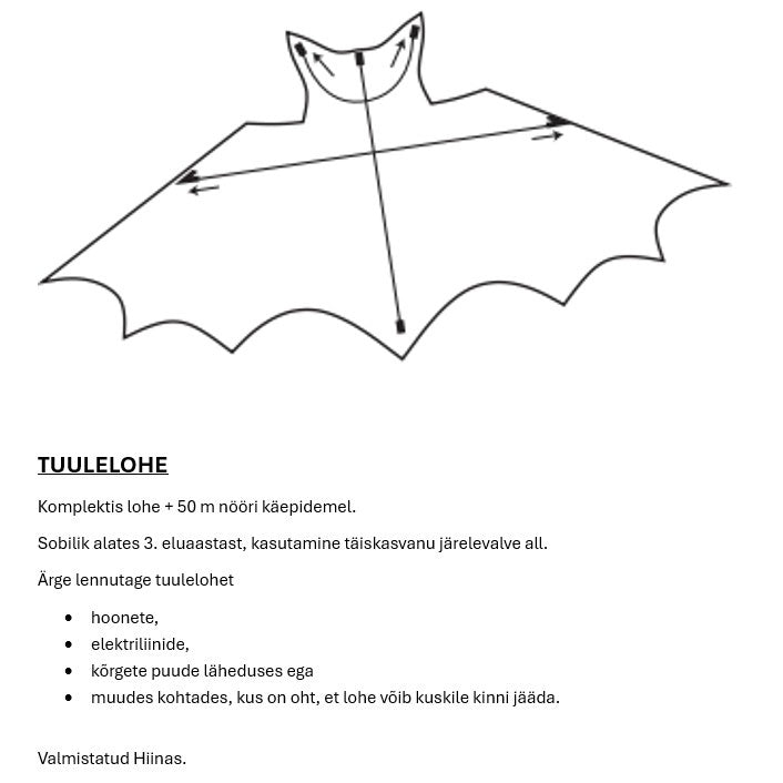 Tuulelohe NAHKHIIR
