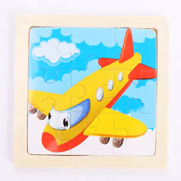 Puidust 9-tükiline pusle