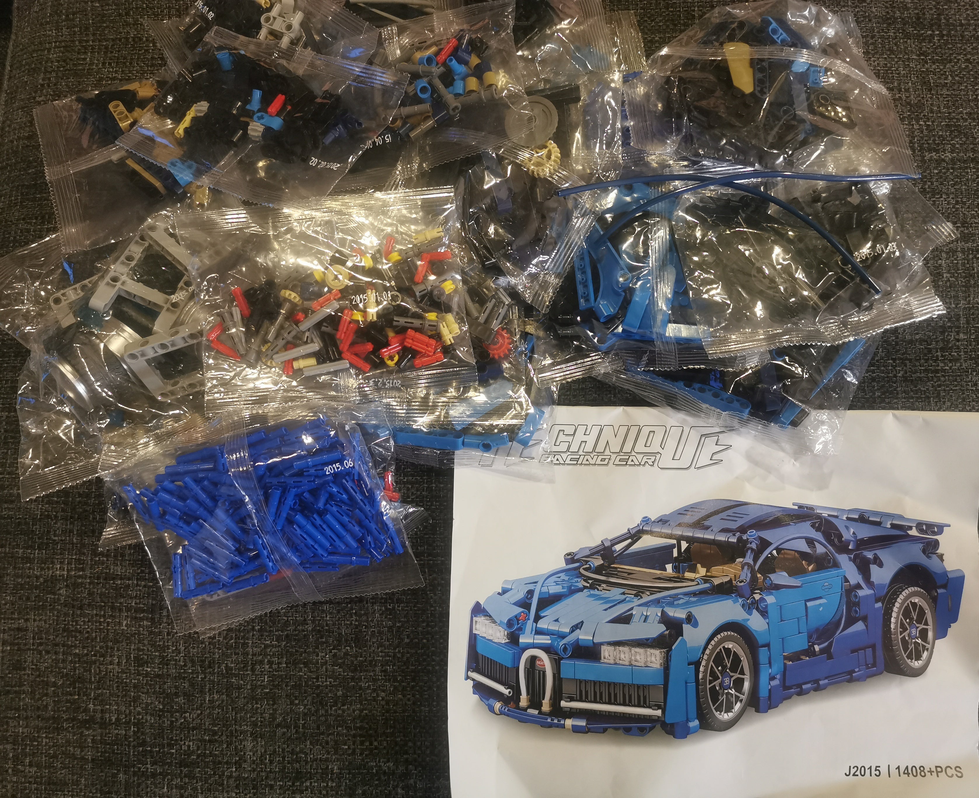 Kokkupandav Bugatti superauto vanusele 14+