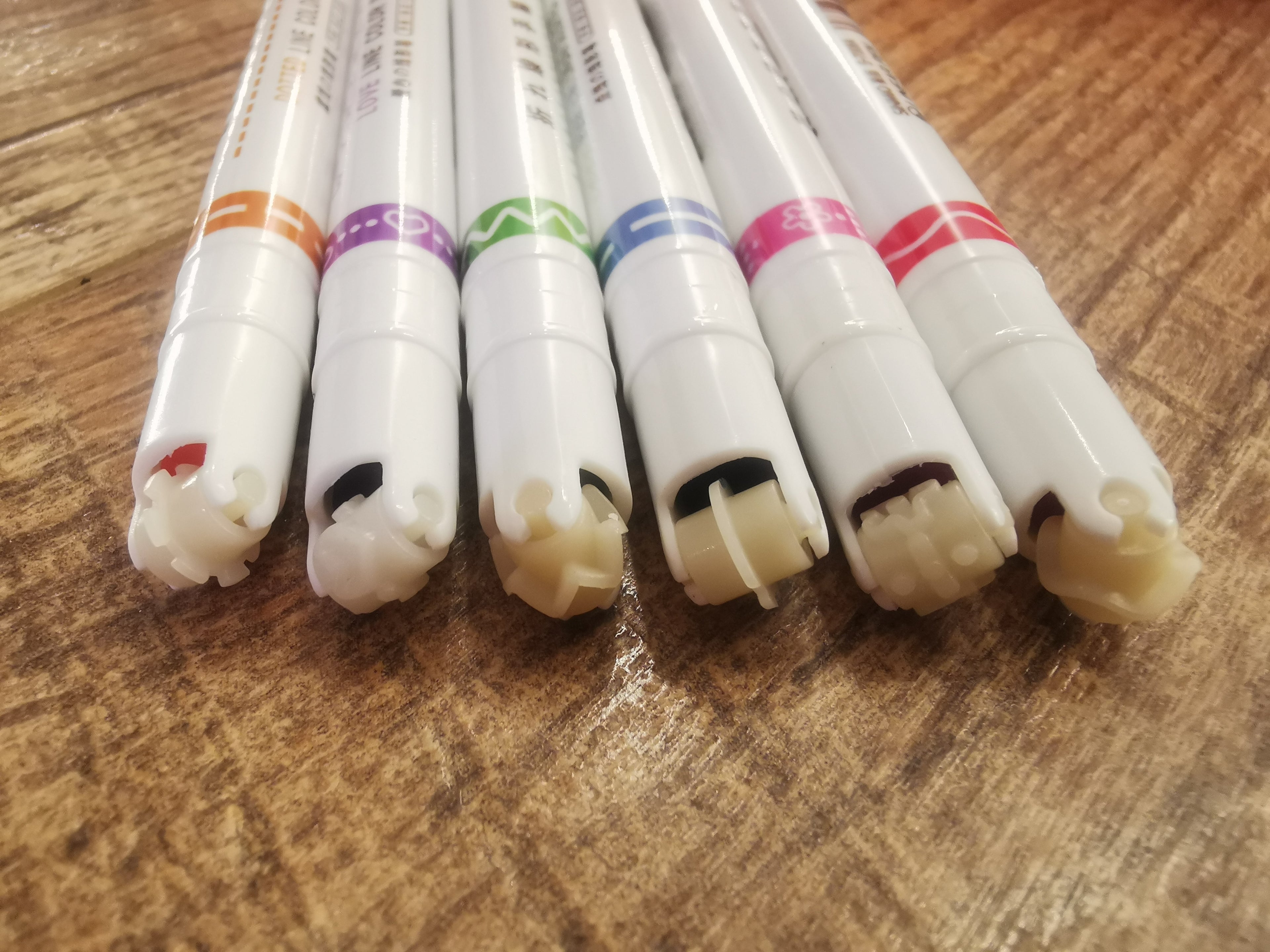 Tempelmarkerid, 6 tk