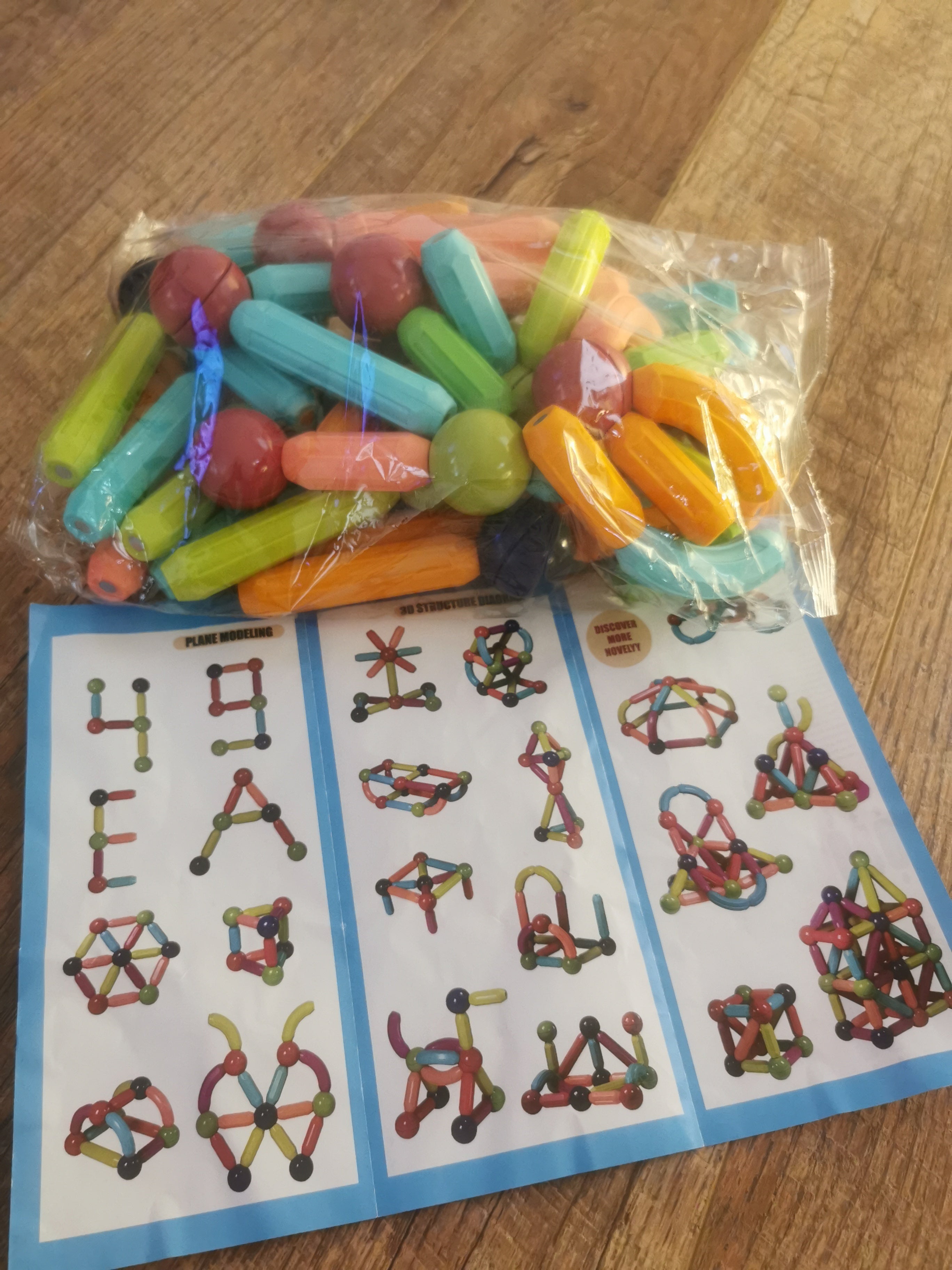 Magnetkonstruktor, 64 osa