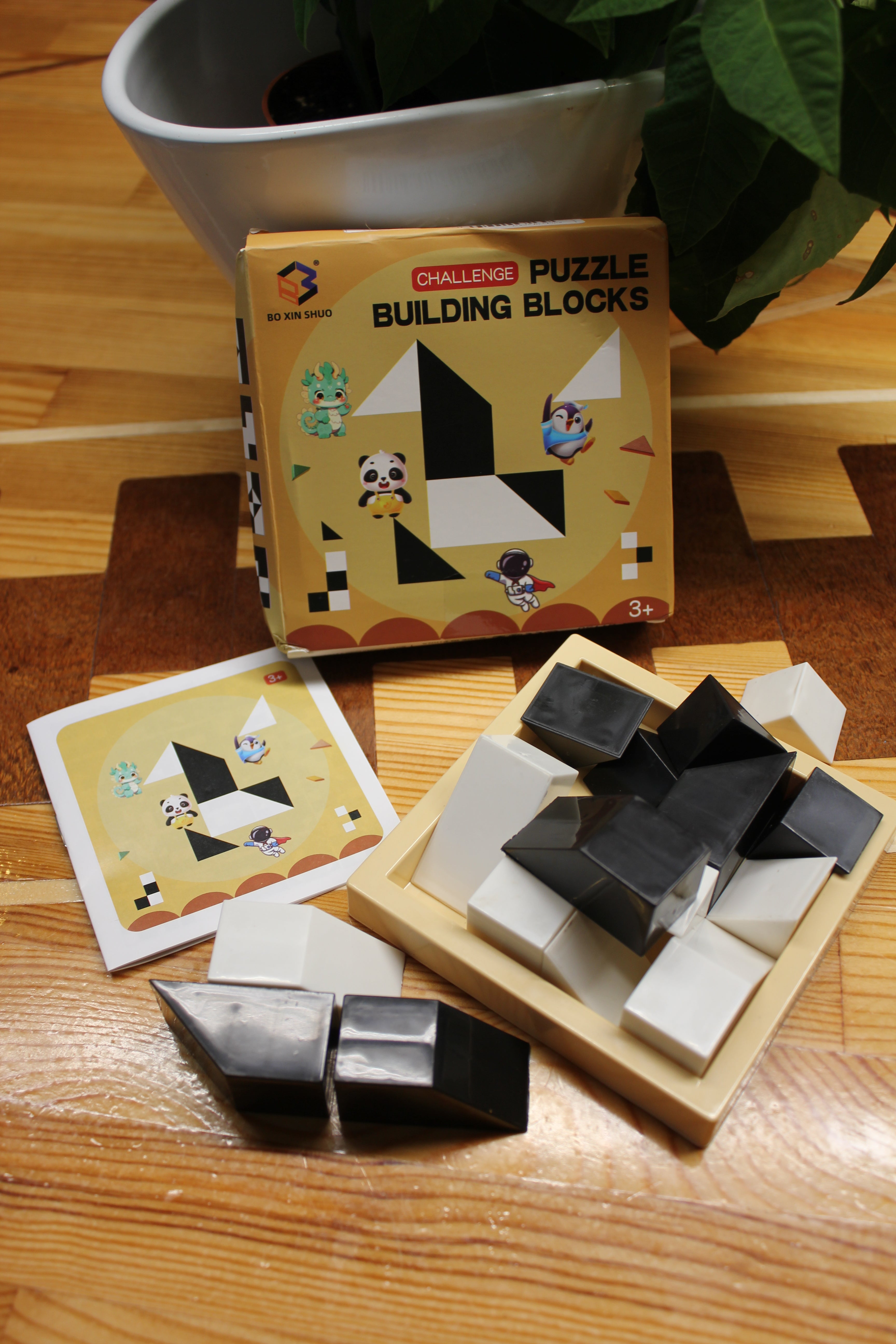 Plastikust 3D-pusle "Varjatud mustrid"