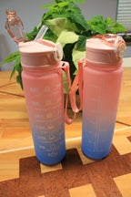 Roosa-sinine joogipudel, 750 ml