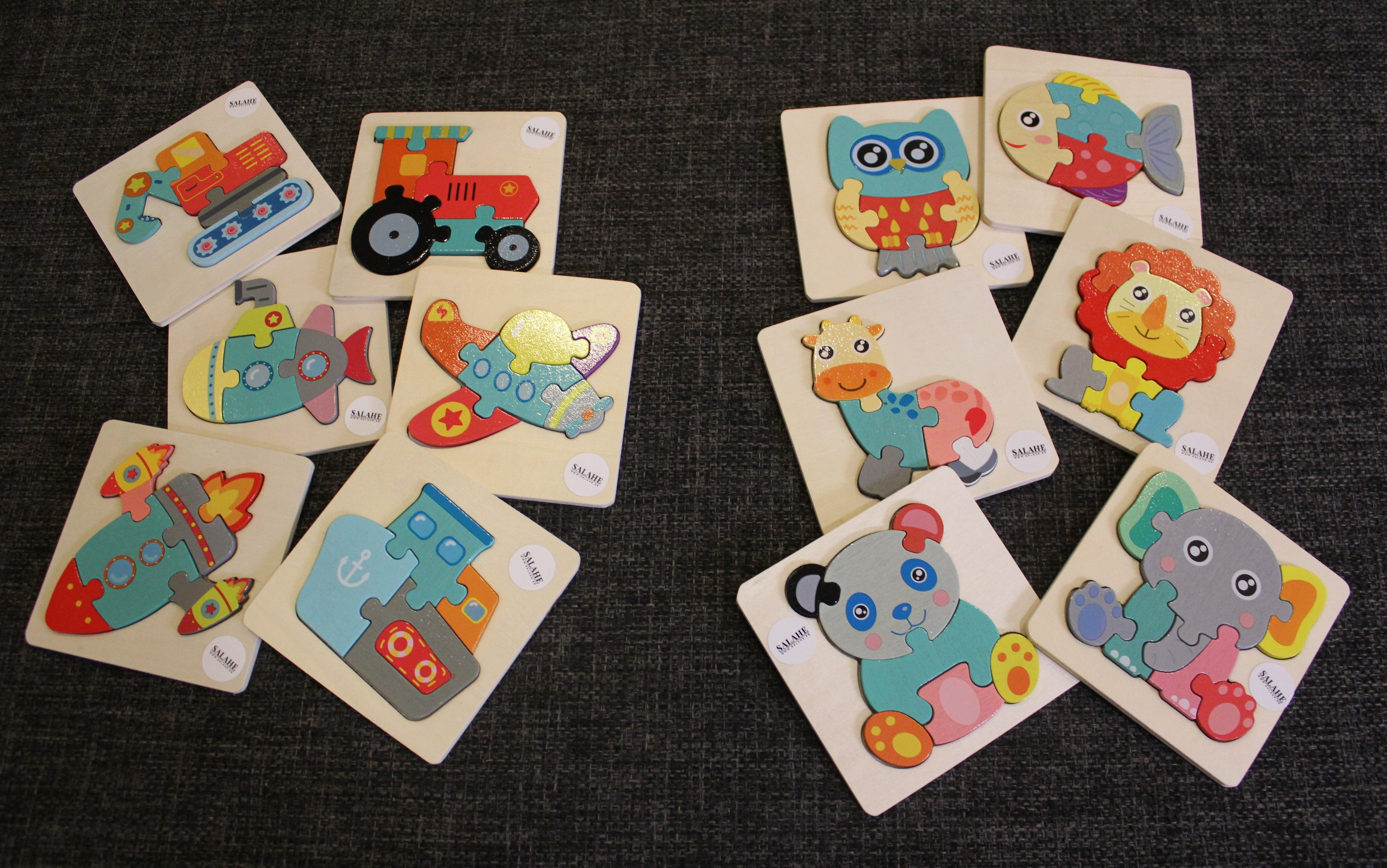 Puidust 3D-pusle kõige pisematele