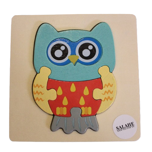 Puidust 3D-pusle kõige pisematele