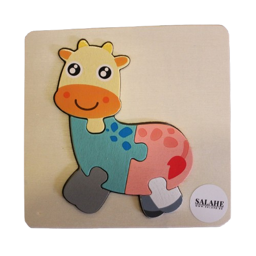 Puidust 3D-pusle kõige pisematele