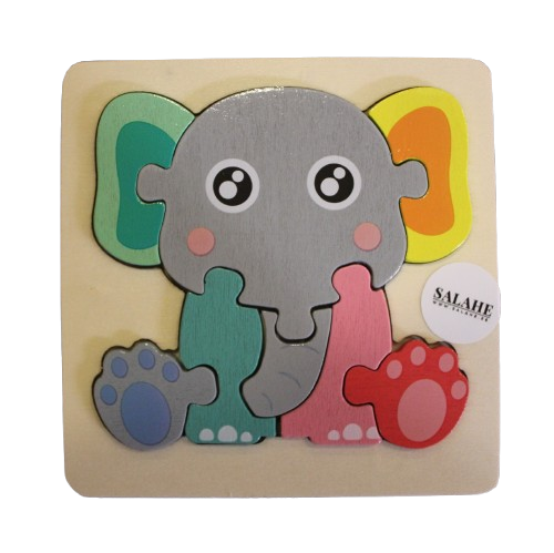 Puidust 3D-pusle kõige pisematele