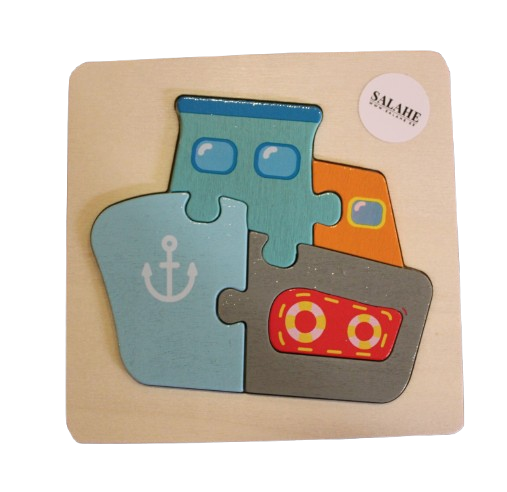 Puidust 3D-pusle kõige pisematele