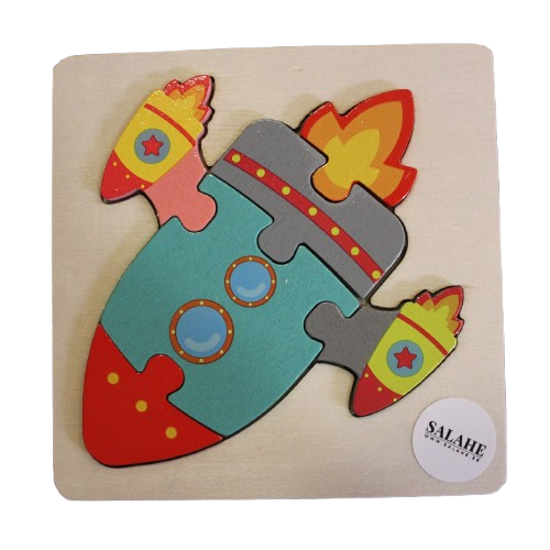 Puidust 3D-pusle kõige pisematele