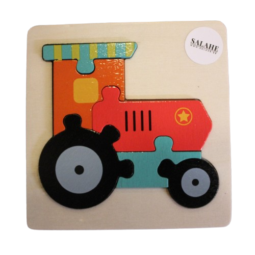 Puidust 3D-pusle kõige pisematele