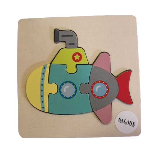 Puidust 3D-pusle kõige pisematele