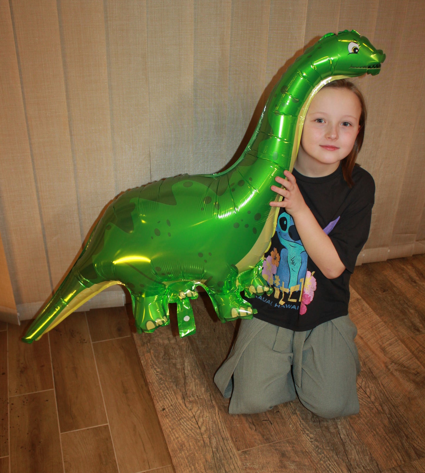 Õhupall roheline dinosaurus 115 x 65 cm