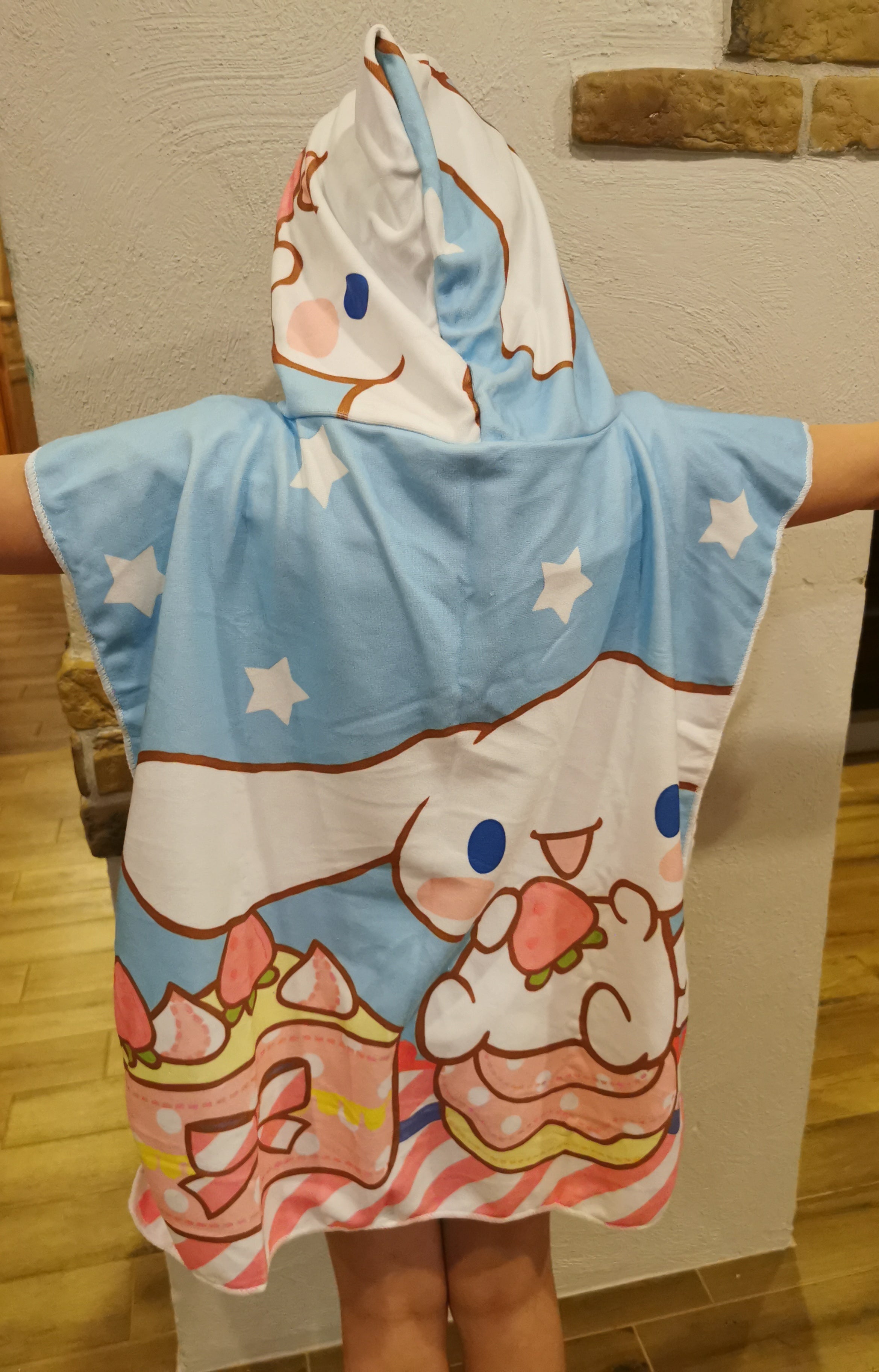 Kapuutsiga rannarätik 60 x 60 cm