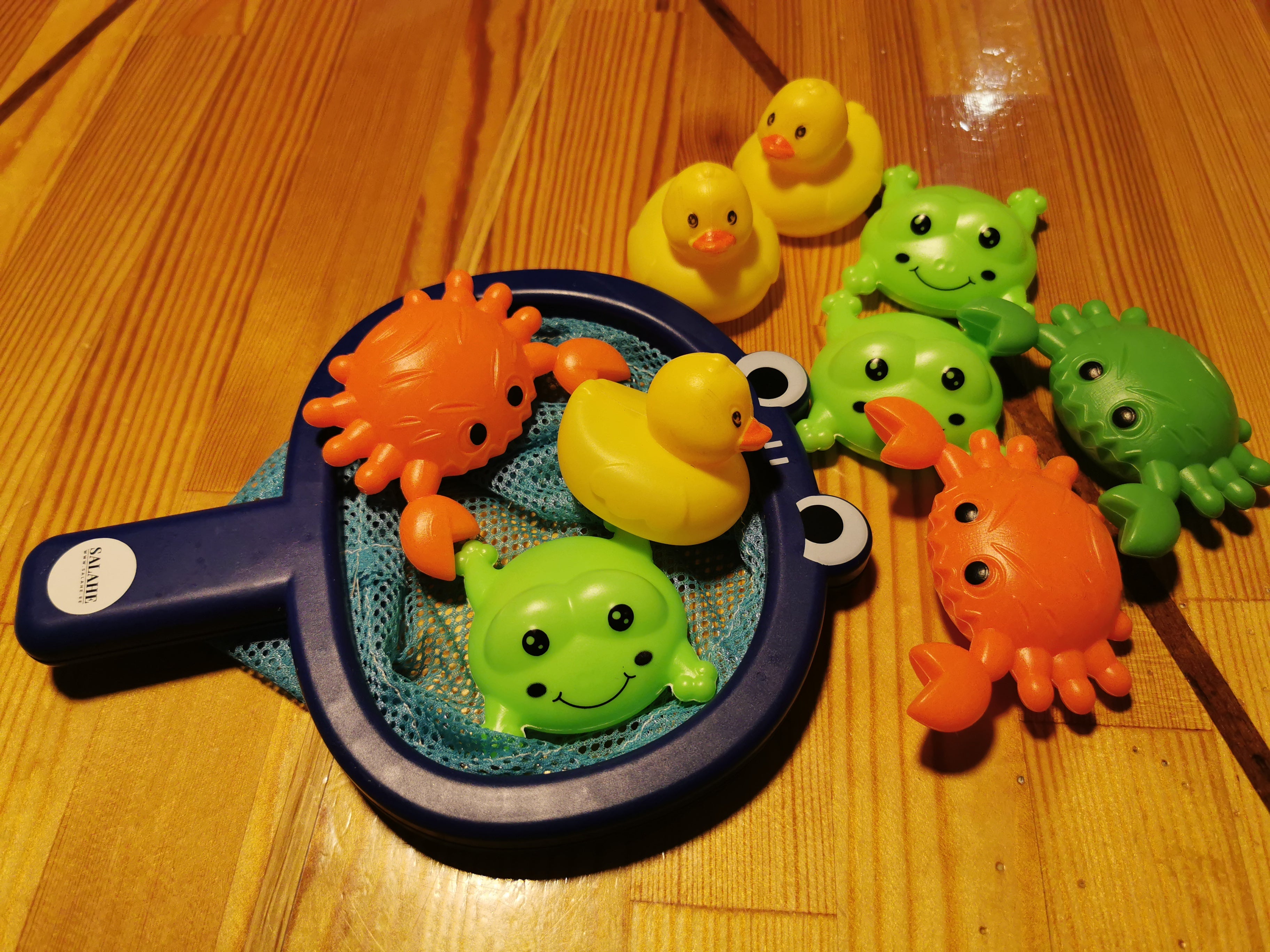 Vannikomplekt partide, konnade, krabide ja võrguga