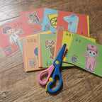 Õpime lõikamist - käärid + 120 punktiirjoontega pildikest