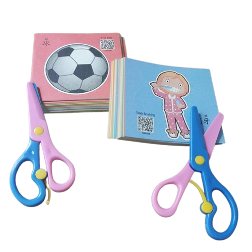 Õpime lõikamist - käärid + 120 punktiirjoontega pildikest