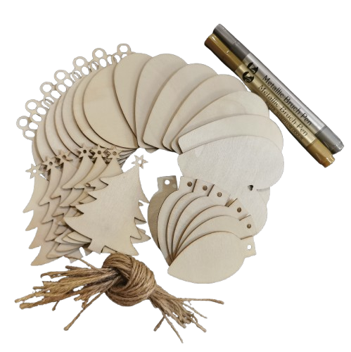 Puidust jõuluehted, erinevad komplektid