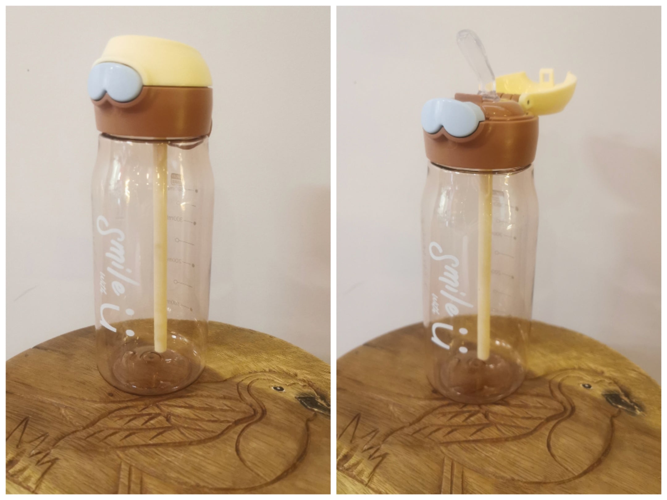 Kõrrega joogipudel, 500 ml