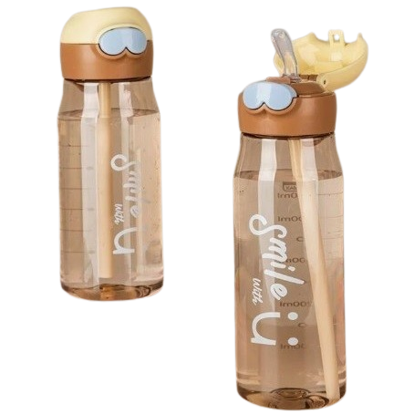 Kõrrega joogipudel, 500 ml