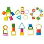 Puidust geomeetriliste kujundite ladumismäng