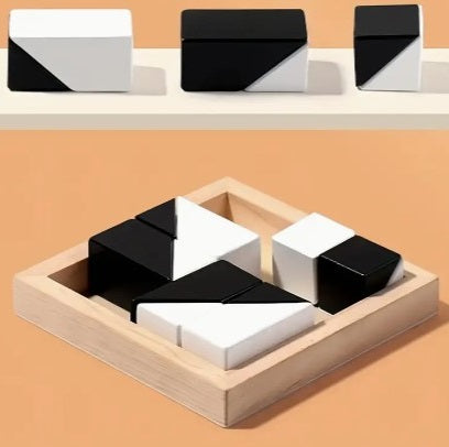 Plastikust 3D-pusle "Varjatud mustrid"