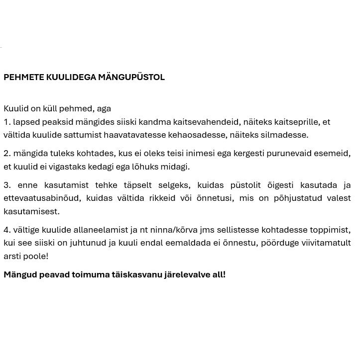 Battle Elite pehmete kuulidega mängupüstol
