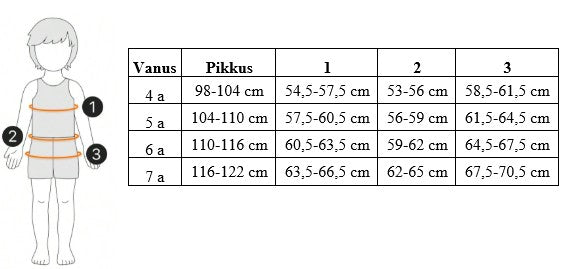 Pikkade varrukatega trikoo (palmidega)