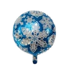 Õhupall ümmargune, lumehelbe pildiga 52 x 44 cm