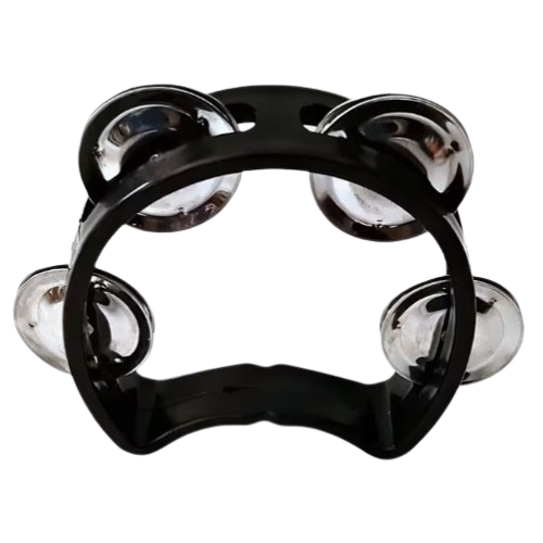 Plastikust tamburiin 4 metallist kettaga