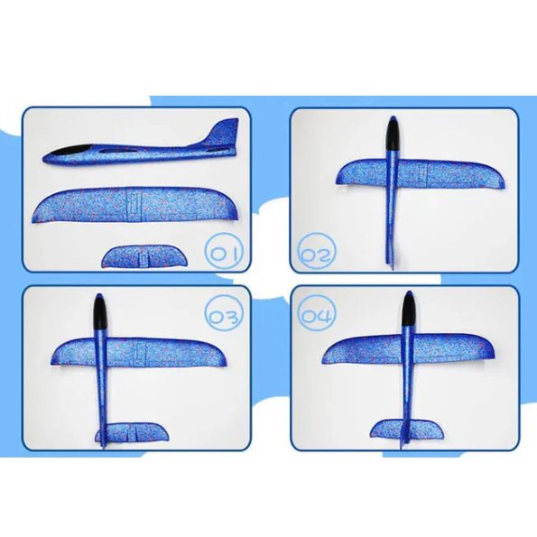 Lennuk käest viskamiseks (suur - 50 cm)