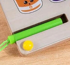 Magnettahvel värvide sorteerimiseks ja loendamise õppimiseks