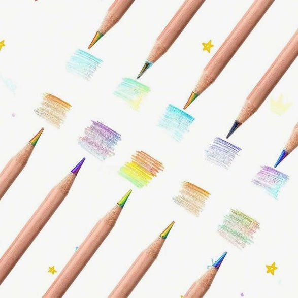 Seitsmevärvilised pliiatsid, 12 tk