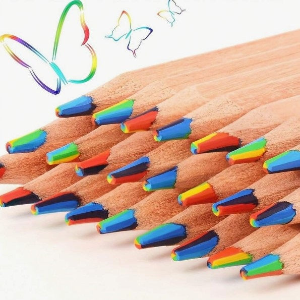 Seitsmevärvilised pliiatsid, 12 tk