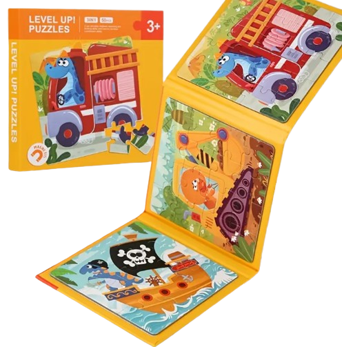 Raamatuks kokkuvolditav magnetpusle