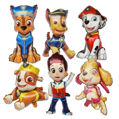 Õhupallid Paw Patroli tegelastega