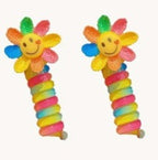 Spiraalsed kaunistused hobusesabale, 2 tk (lill/liblikas)