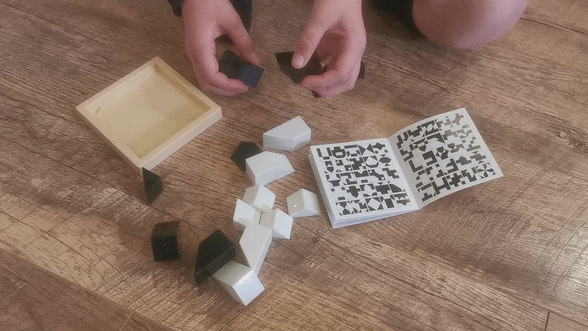 Plastikust 3D-pusle "Varjatud mustrid"