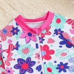 Pikkade varrukatega trikoo (lilledega)