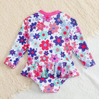 Pikkade varrukatega trikoo (lilledega)